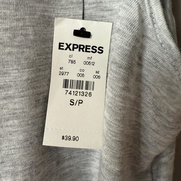 Express sz S gray spaghetti strap shift mini‎ dress NWT - Picture 4 of 9